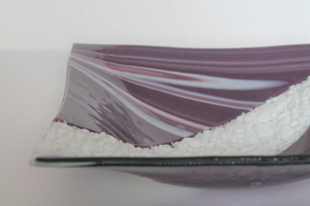 Handmade Purple Glass Plate
