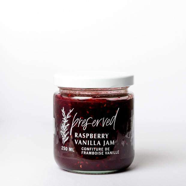 Preserved YYC Raspberry Vanilla Jam
