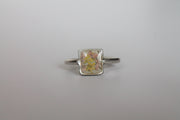 Flora & Forest Yellow Square Ring